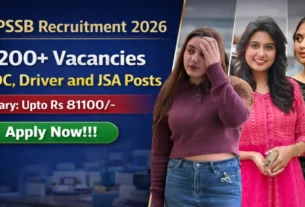 APSSB Recruitment 2026 for LDC, Driver and JSA Posts