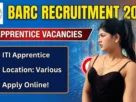 BARC ITI Apprentice Recruitment for 61 Posts