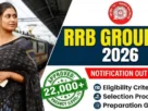 RRB Group D Recruitment 2026 Notification, Official Website, Apply Online, Application Form Date, PDF Download & More