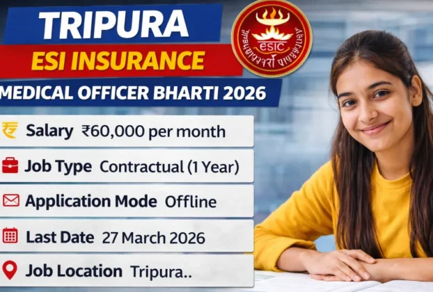 Tripura ESI Insurance Medical Officer Bharti 2026