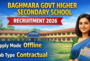 Baghmara Govt Higher Secondary School Recruitment 2026