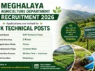 Meghalaya Agriculture Department Recruitment 2026 for KVK Technical Posts