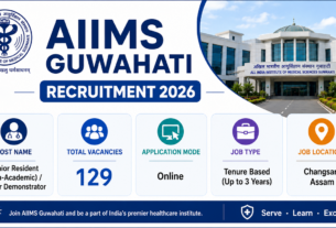 AIIMS Guwahati Recruitment 2026 for 129 Senior Resident