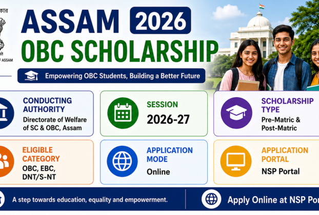 Assam OBC Scholarship 2026 Application Form, Eligibility and Important Details