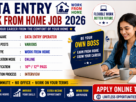 Data Entry Work From Home Job 2026 for 10th Pass without Exam