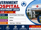 Government Hospital Recruitment 2026 for 10th Pass
