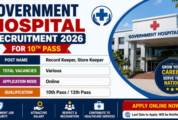 Government Hospital Recruitment 2026 for 10th Pass