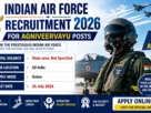 Indian Air Force Recruitment 2026 for Agniveervayu Posts