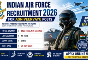 Indian Air Force Recruitment 2026 for Agniveervayu Posts