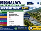 Meghalaya South West Khasi Hills Recruitment 2026 for Accounts Assistant and MTS Posts