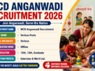 WCD Anganwadi Recruitment 2026 for 10th Pass without Exam