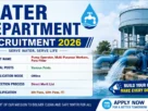 Water Department Recruitment 2026 for 10th Pass without Exam